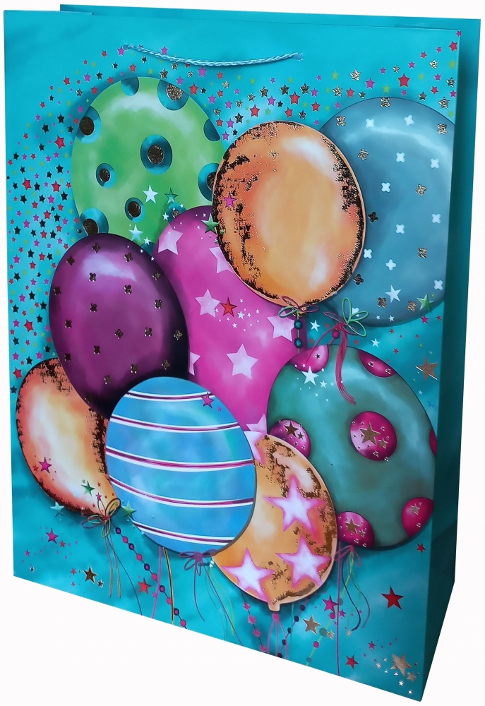 Пакет подарочный Xl 42х53х16 см в ассортименте Happycom International