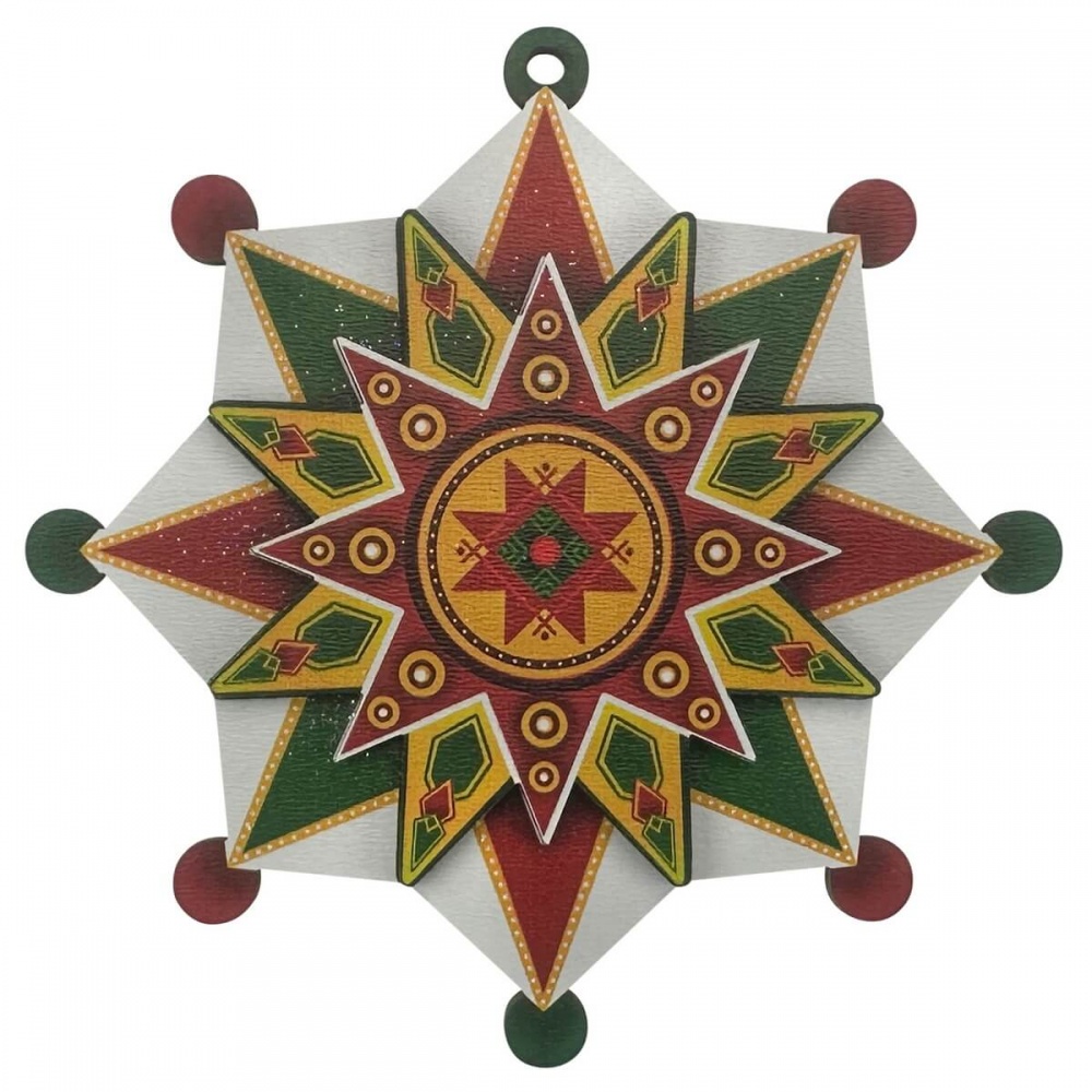 Підвіска MIS LT Печенько Зірка 10 см різнокольоровий