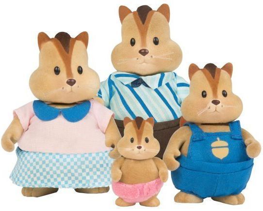 Игровой набор Li'l Woodzeez Семья Бурундуков 6158M 