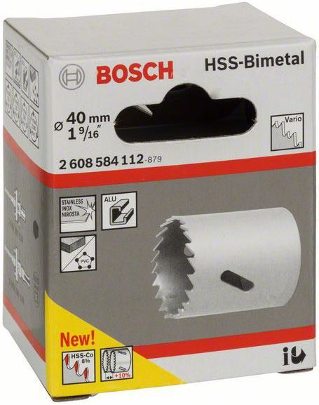 Коронка Bosch Standart HSS Bi-metal 40 мм 2608584112