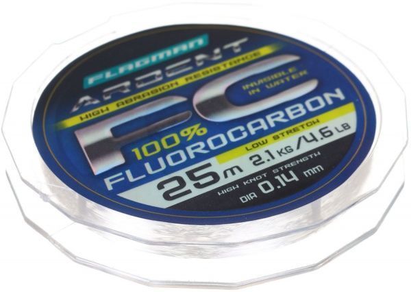 Леска Flagman Ardent Fluorocarbon 25м 0,14мм 2,1кг
