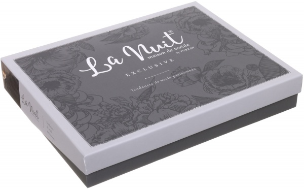 Комплект постільної білизни Exclusive Stripe Deluxe 2.0 чорний La Nuit 