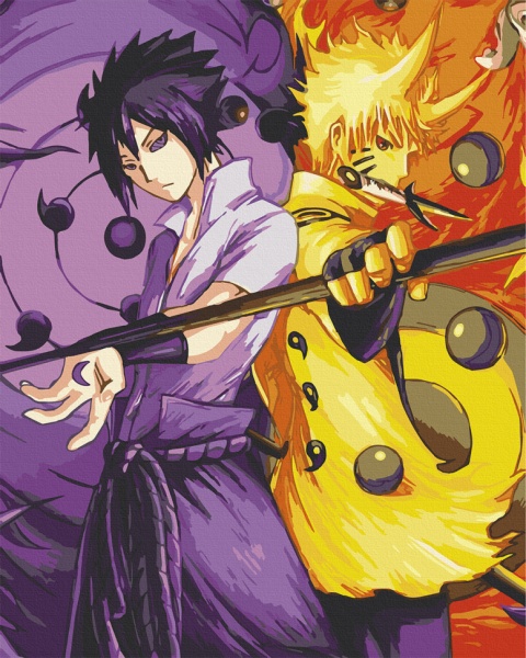 Картина по номерам Наруто. Пробуждение силы 10259-AC 40х50 см ArtCraft 