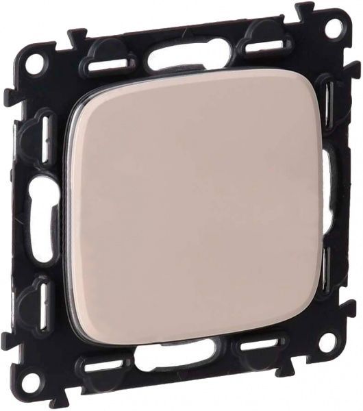 Переключатель проходной одноклавишный Legrand Valena ALLURE 10АХ без подсветки 250В слоновая кость 752007+755076