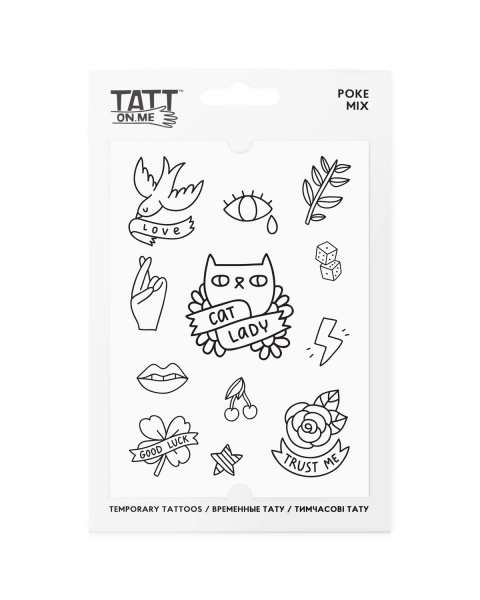 Тату тимчасове TATTon.me Poke mix