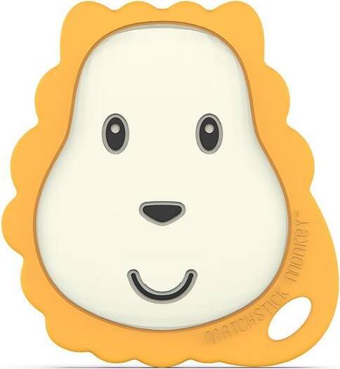 Прорезыватель Matchstick Monkey Лев желтый Bio Cote 8 см (MM-FLT-001)