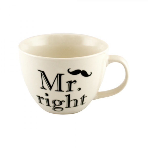 Чашка Mr. right 520 мл 21-279-083 Keramia