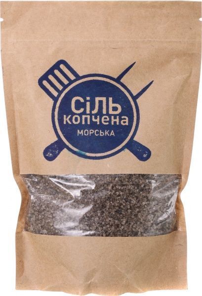 Сіль копчена морська Український дим 300 г