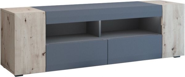 Тумба под ТВ Hampton 140 антрацит / дуб артисан 