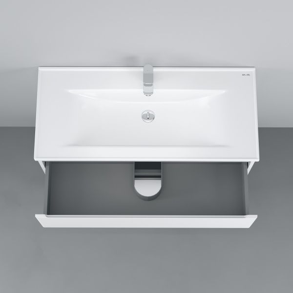 Тумба на ножках AM.PM M85-FSX1002-WC1002WG38X-Joy 100смбелый глянец