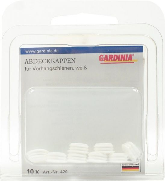 Заглушка Gardinia на шуруп набірний білий 10 шт. 