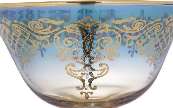 Блюдо декоративное голубая 21х18 см Combi