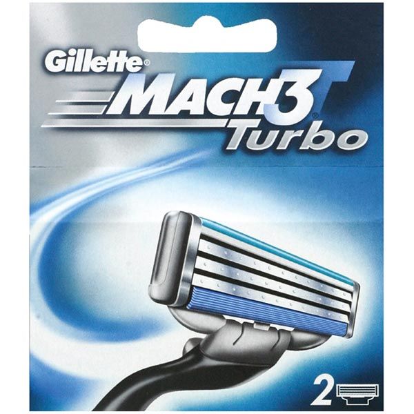 Змінні касети Gillette Mach 3 Turbo 2 шт.