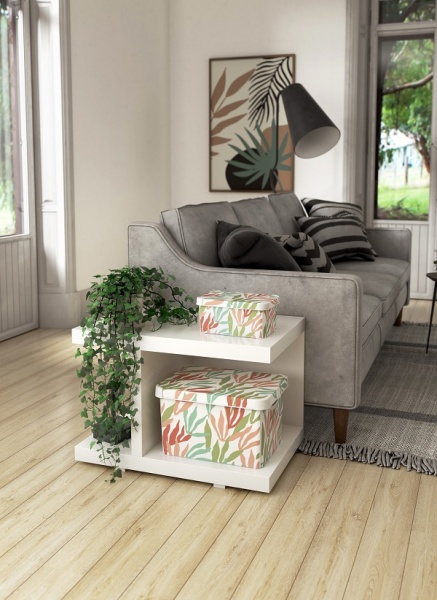 Ящик для зберігання пластиковий Curver 253319 Modern Leaves S 140x300x200 мм