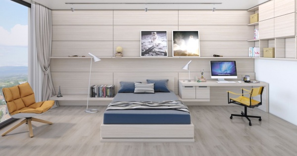 Ламинат YILDIZ Entegre Premium 4V side 32/АС4 10 мм 