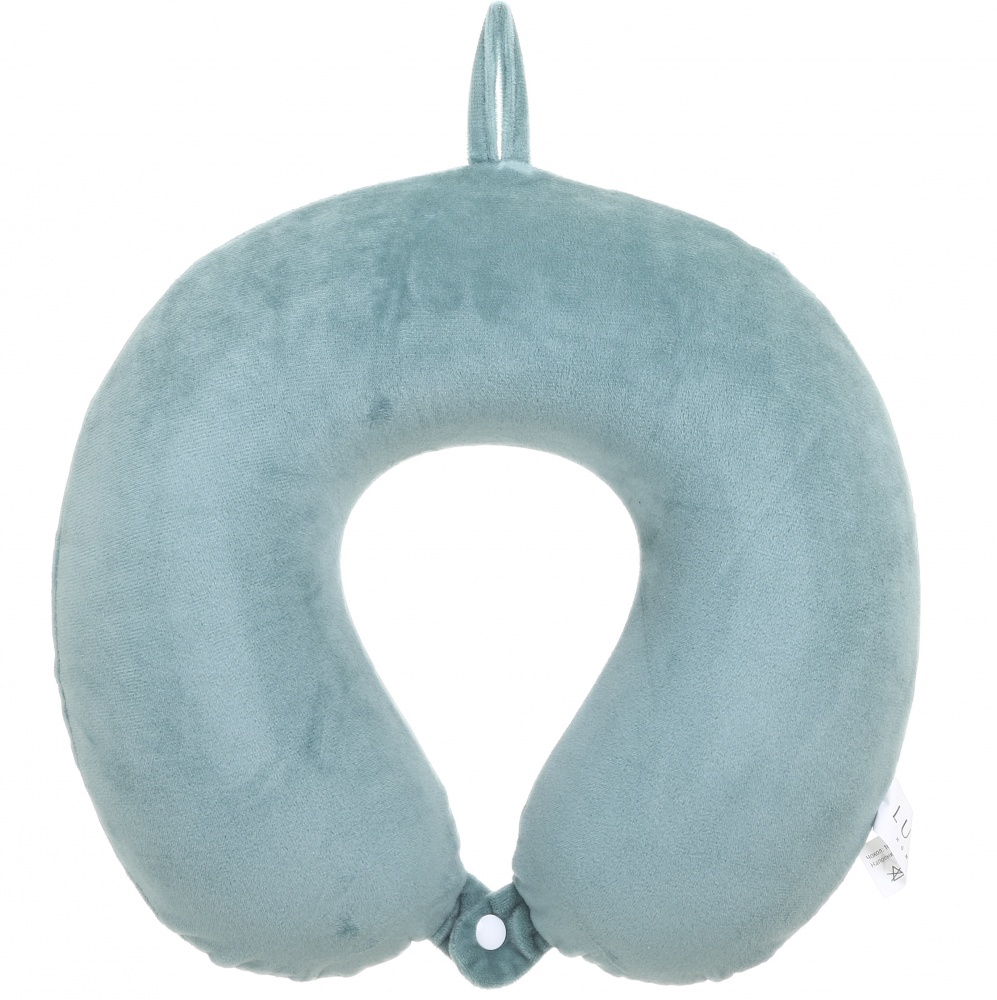 Подушка для путешествий с эффектом памяти Sola Luna 30x30 см голубой