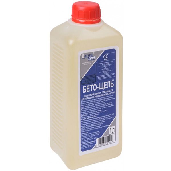 Добавка гідрофобна Barwa Sam БЕТО-ЩЕЛЬ 1 л