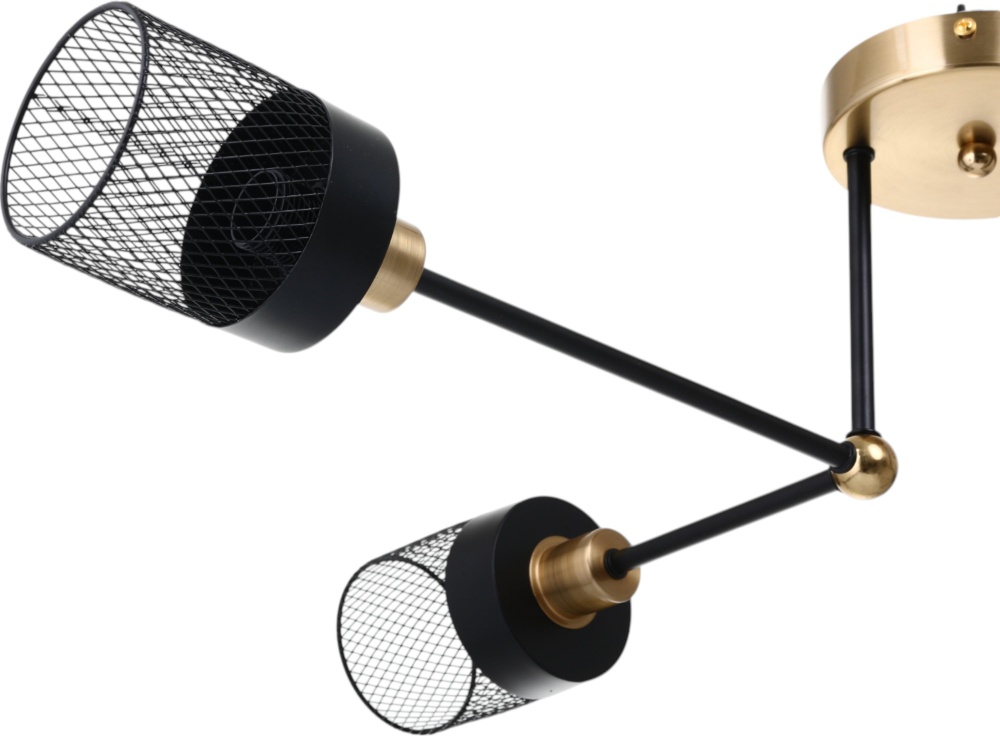 Люстра Sensio Ruan 4x40 Вт E14 черный с золотистым LS-74690/4B-E1440W