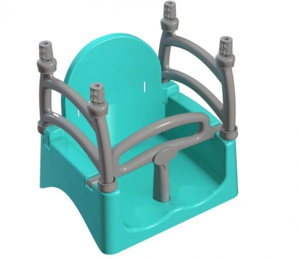 Качели Doloni бирюзово-серая 0152/7