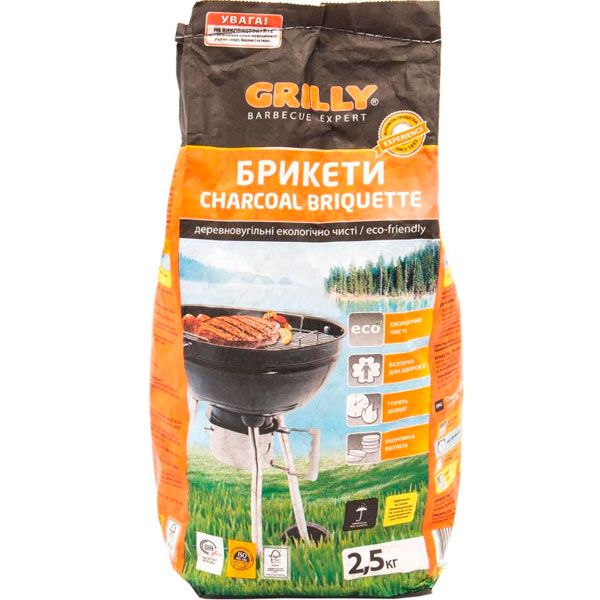 Брикеты древесноугольные 2.5 кг