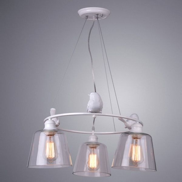 Люстра подвесная Arte Lamp Passero A4289LM-3WH 3x40 Вт E27 белый 