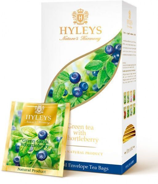 Чай зеленый Hyleys Гармония природы с черникой 25 шт. 