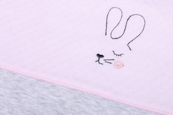 Боди детское для девочки Baby Veres Honey bunny цельный р.68 розовый 