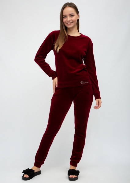 Костюм домашній жіночий Roksana 675/50725 р. XXL бордовий 