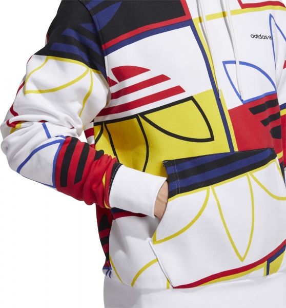 Джемпер Adidas AOP LOGO PLAY H H31319 р. M білий