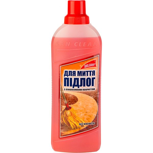 Средство SAN CLEAN для мытья линоллеума 1 л
