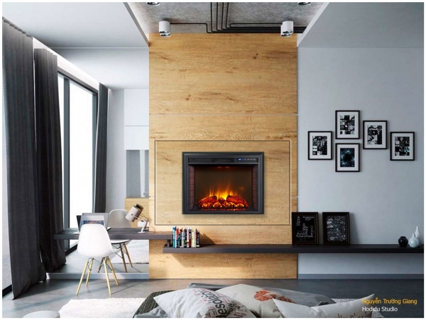 Камін електричний Flamma Sparta 25,5 LED (CH-721)