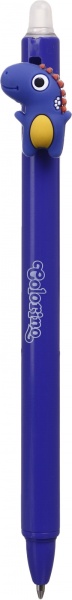 Ручка Colorino Динозаври пиши-стирай синя 