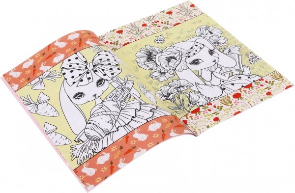 Розмальовка Art studio of happiness 21х27,9 см А4 в асортименті