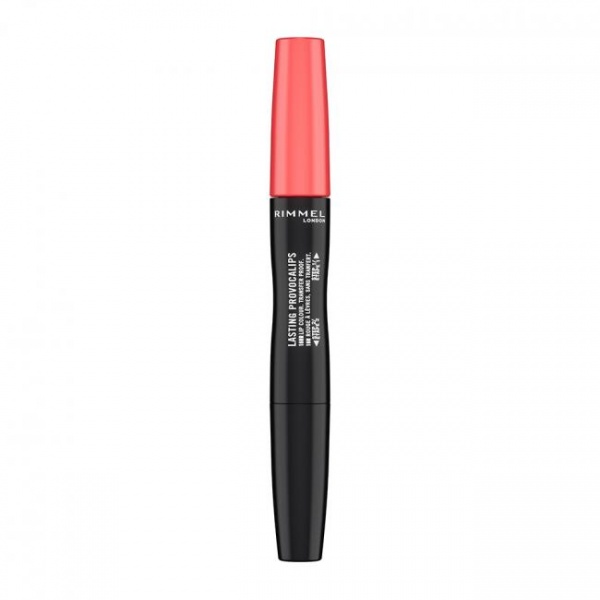 Помада рідка + бальзам Rimmel (600) Orange You Coming