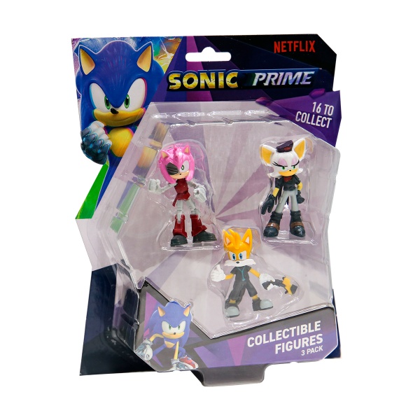 Набор игровых фигурок SONIC Prime – Ребел Руж, Тэйлз, Расти Роуз SON2020C 
