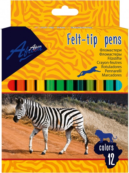 Фломастеры E11230 12 цветов Economix