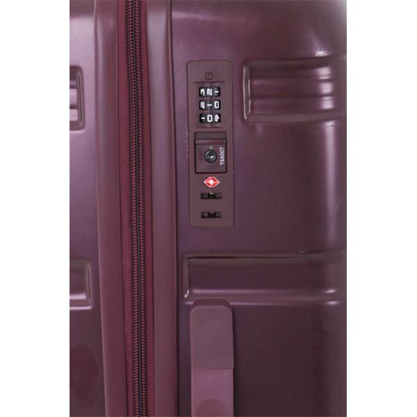 Валіза Indigo 19115 60 л бордовий 59х43х25 см 