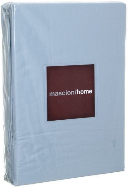 Комплект постільної білизни Sea blue symphony сімейний блакитний Mascioni 