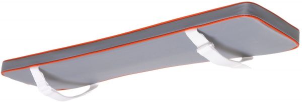 Накладка на банку Elektra мягкая 76х20 см серый