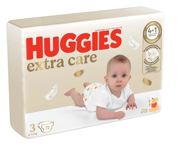 Подгузники Huggies Extra Care 3 6-10 кг 72 шт.