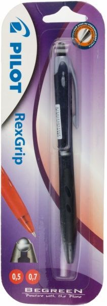 Ручка шариковая Pilot REX GRIP BPRG-10R-F-B 