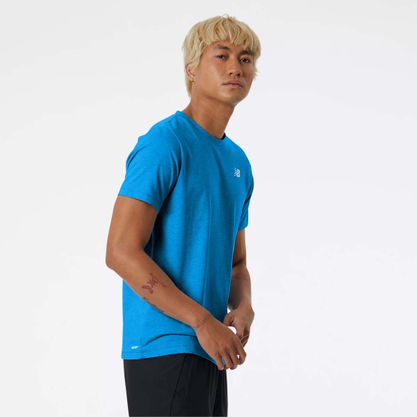 Футболка New Balance HEATHERTECH MT11070SB8 р.XL блакитний