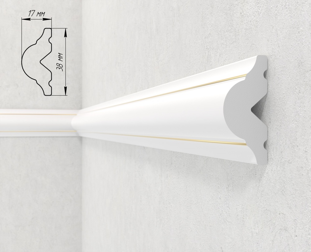 Молдинг 147G-115 2000x17x38мм