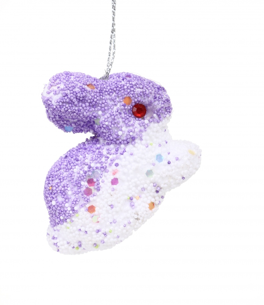 Украшение Зайка пасхальная 6х6,5 см SD11-1264 в ассортименте