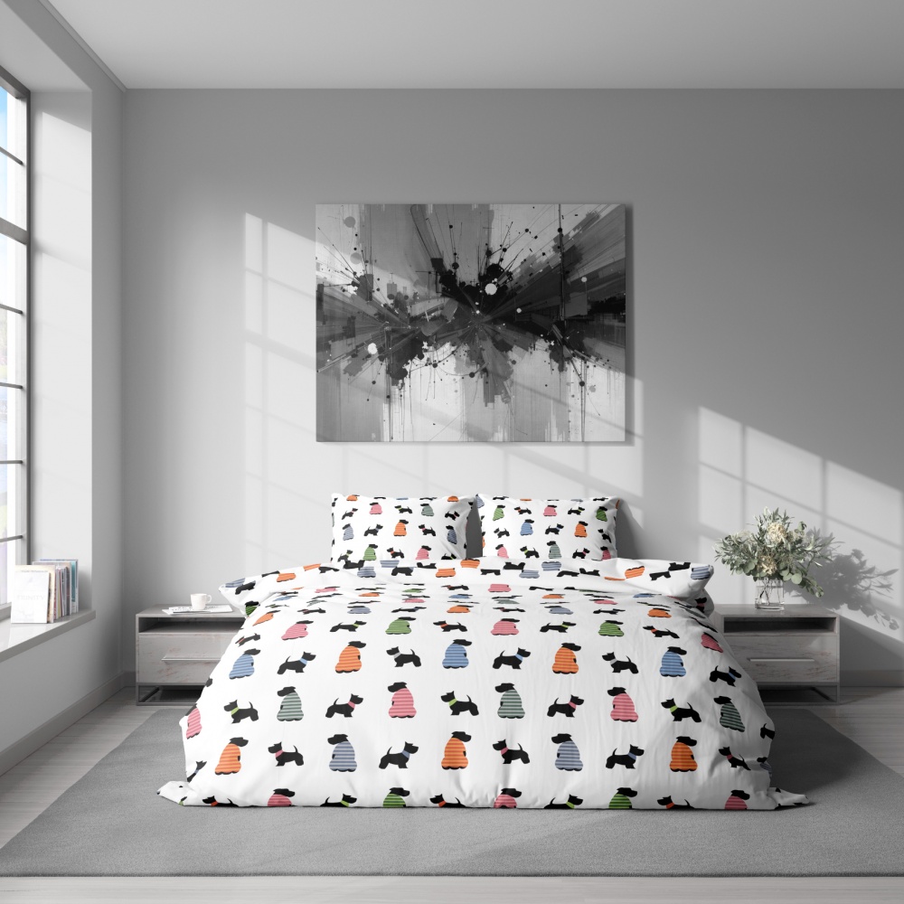 Комплект постельного белья 2.0 TERRY мультиколор Luna