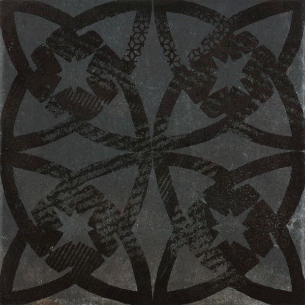 Плитка TAU Ceramica Terracina Black Decor 22,3x22,3 