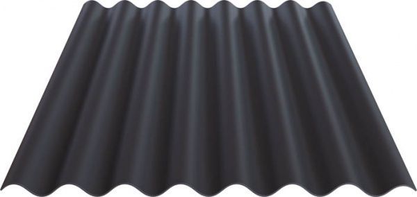 Лист волокнистоцементный IFCEM FIBRODAH Classic 1750х1130 мм графит