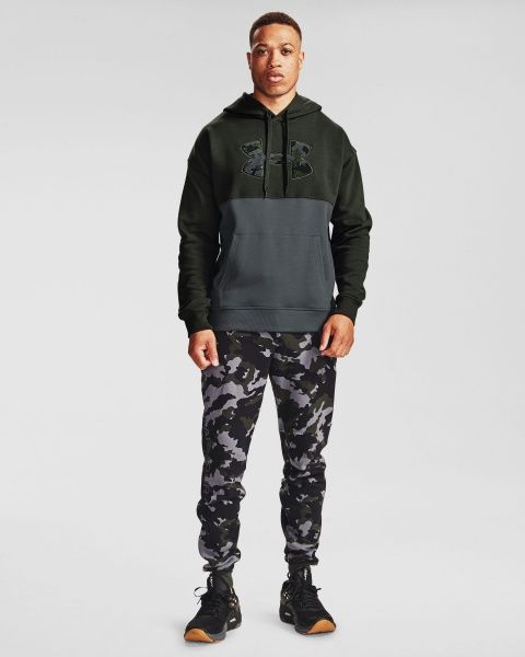 Джемпер Under Armour UA Rival Flc Colorblock HD 1357098-310 р. S зелений