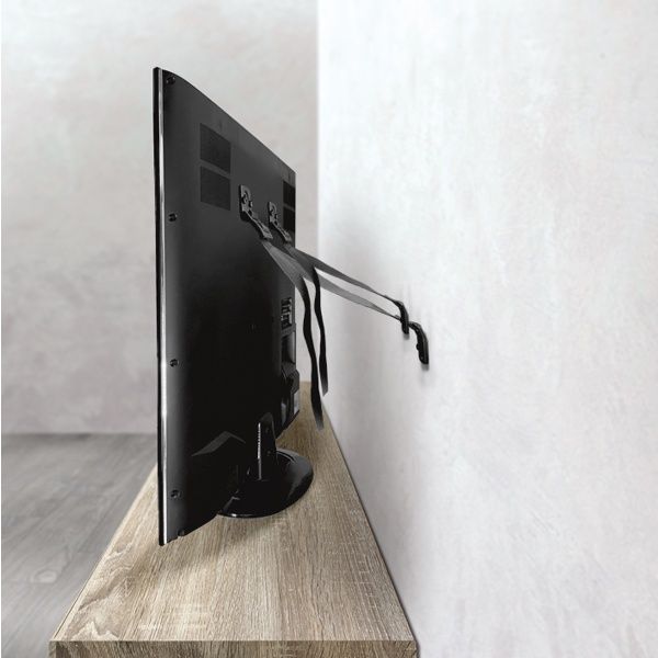 Ремни MVM для защиты от опрокидывания TV и мебели 2 шт. BS-20 BLACK