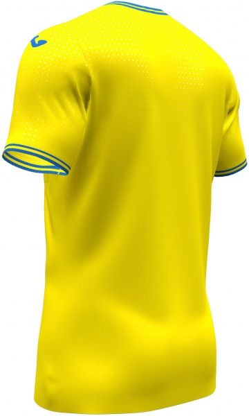 Футболка формы сборной Украины 2021 Joma FED. FUTBOL UCRANIA SHORT SLEEVE T-SHIRT AT102404A907 р. 2XL желтый